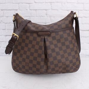 Louis Vuitton Bloomsbury PM Crossbody Damier Ebene Purse Handbag Messenger A3408
